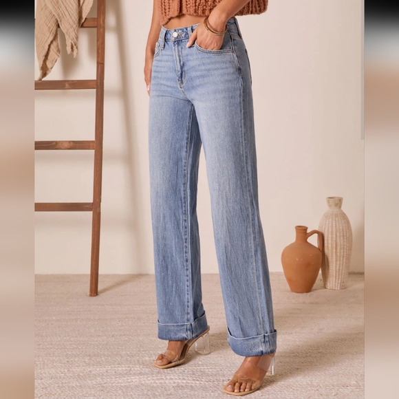 NWT Women's Vervet Wide Leg Jeans - Picture 4 of 7